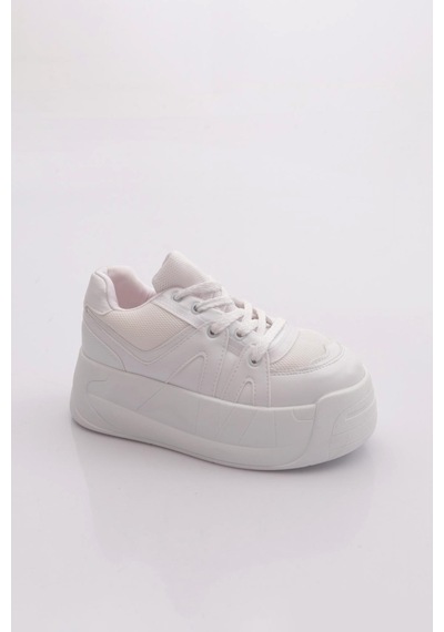Dgn Sp191 Kadin Sneaker Ayakkabi Beyaz