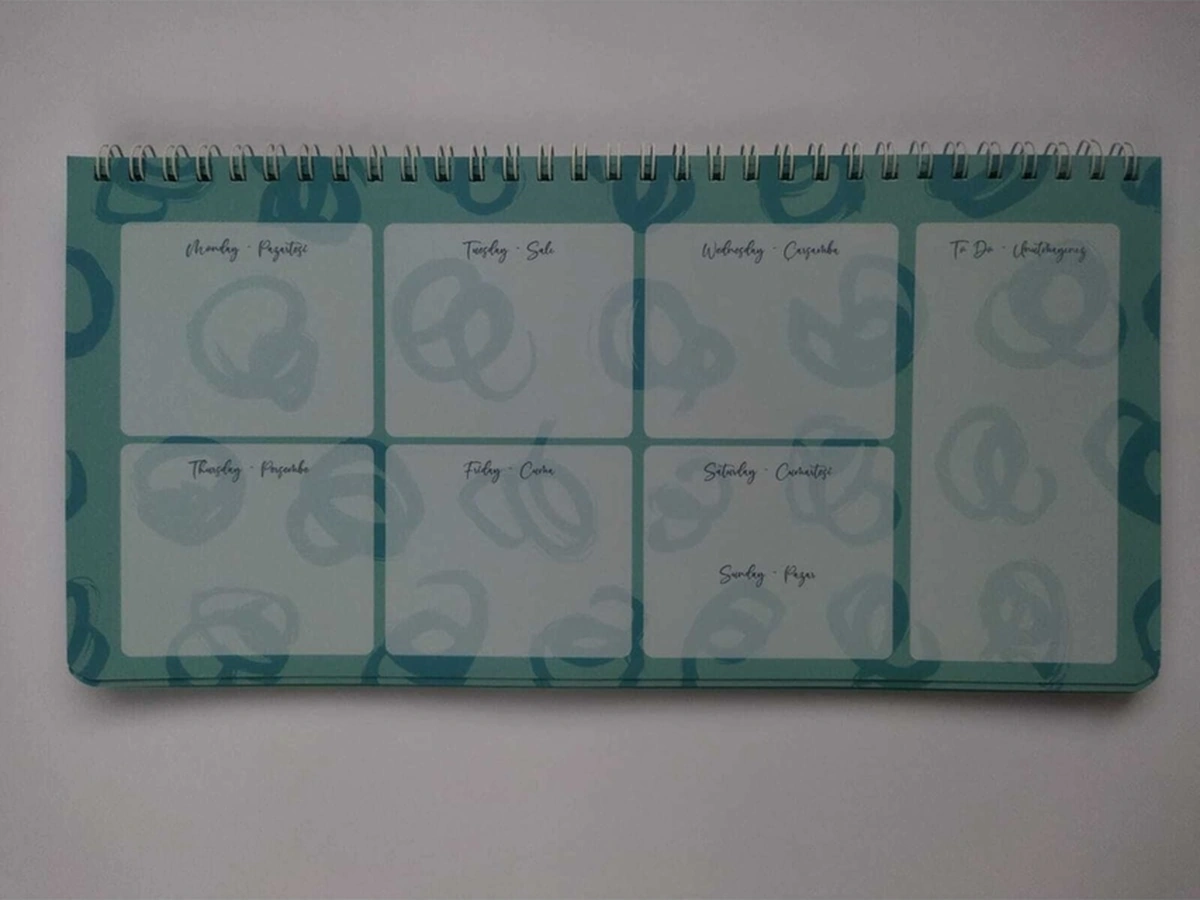 Plan The Week Planlayıcı Defter 1 Adet Diğer