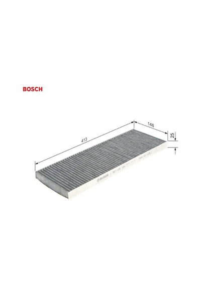 R2330 Karbonlu Polen Filtre Opel Vectra B Tüm Motorlar 1808608 Bosch 1987432330
