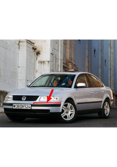 VW Passat B5 1997-2000 Ön Tampon Sol Köşe Bandı Çıtası 3B0807717