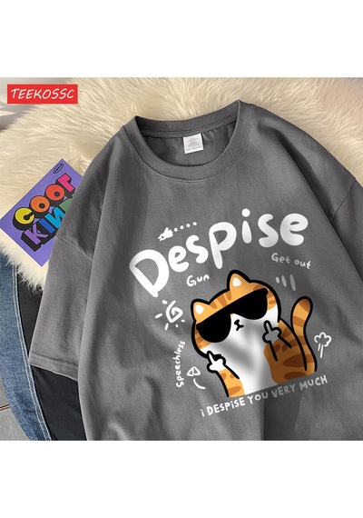 Noıssey Urban Pop Graphic Kadın Tişört Koleksiyonukod 5222 Füme