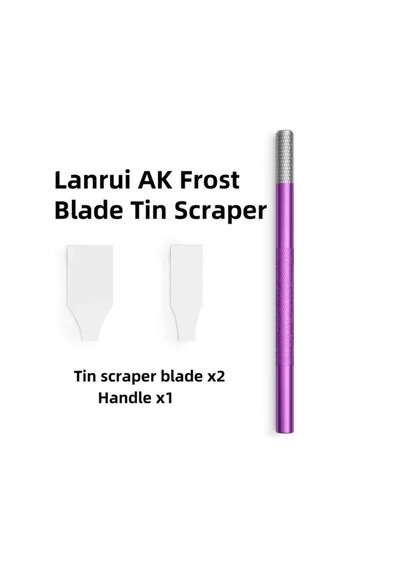 Lanrui Ak Frost Manyetik Olmayan Seramik Kazıyıcı Seti