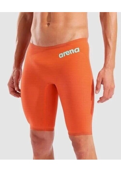 Arena M Powerskın Carbon Aır2 Le Jammer/sunset Coral Erkek Yarış Mayosu Çok Renkli