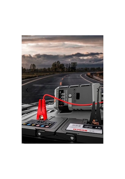 Jump Starter 19800 Mah Akü Takviyeli Hava Kompresörü Powerbankli Led Lambali Ls 99