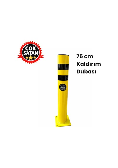 Metal Delinatör 75 Cm - Kulaksız Sarı-siyah