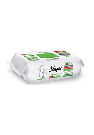 Sleepy Pine Yüzey Temizlik Havlusu Mendili Çam Ferahlığı 100 Yaprak Çok Renkli