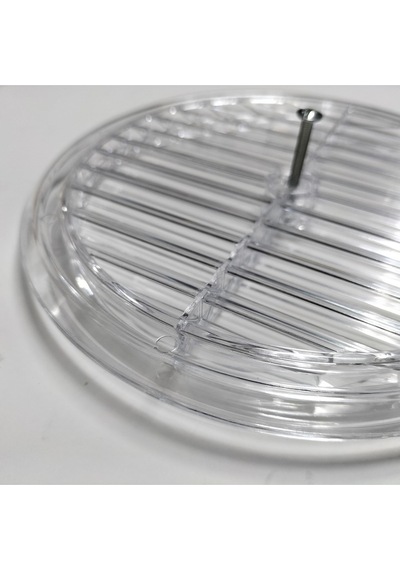 Cam Menfezi Şeffaf - Isı Cam / Cam Balkon / Sandvic Panel Için Oval Havalandırma Menfezi 15cm