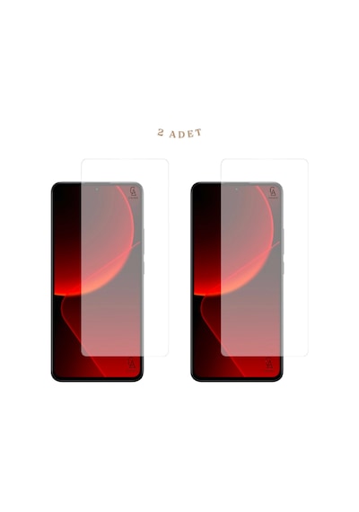 Xiaomi Mi 13t Pro Ile Uyumlu Ekran Koruyucu Şeffaf Temperli Kırılmaz Cam Ekran Koruyucu 2 Adet