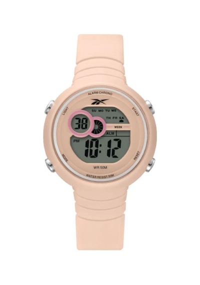 Reebok Rv-wea-l9-pqpq-wq Dijital Pembe Silikon Kordon Çocuk Kol Saati