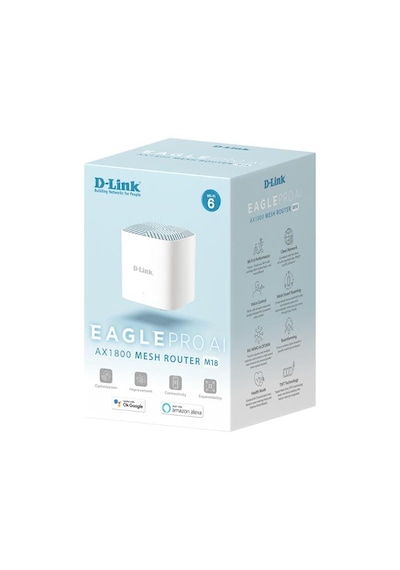 D-link M18 Eagle Pro Aı Ax1800 Wi-fi 6 Dual Band Smart Mesh Router