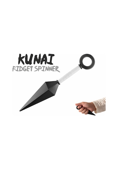 Ninja Tasarımlı Fidget Spinner Stres Azaltıcı Döner Oyuncak Masaüstü Oyuncak Renk Seçenekli
