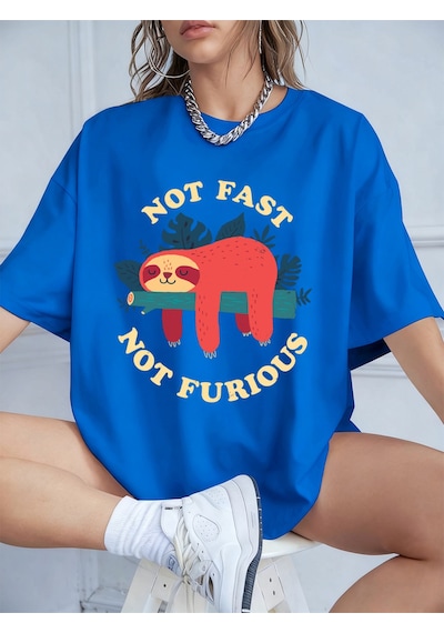Noıssey Urban Pop Graphic Kadın Tişört Koleksiyonukod 5355 Saks