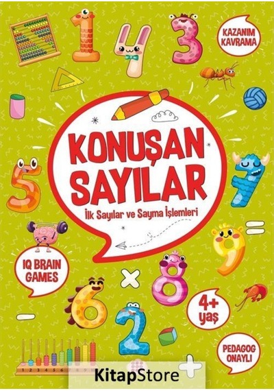 Konuşan Sayılar - İlk Sayılar ve Sayma İşlemleri 4+ Yaş- Dokuz Yayınları