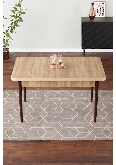 Duru 70x110 Mdf Meşe Masa Ahşap Ayaklı Sabit Üst Kalite Mutfak Masası, Yemek Masası, Salon Masası Çok Renkli Duru 70x110 Mdf Meşe Masa Ahşap Ayaklı Sabit Üst Kalite Mutfak Masası, Yemek Masası, Salon Masası Çok Renkli