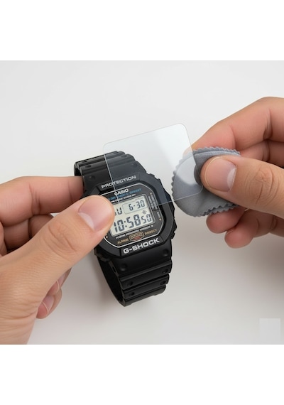 Casio Dw-5600 Uyumlu 3 Adet Şeffaf Ekran Koruyucu Nano Jelatin