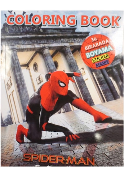 Brawl Stars - Spider Man - Frozen 3 Adet Boyama Kitabı