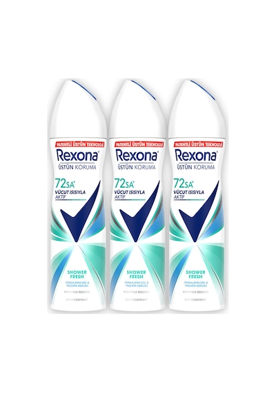 Kadın Sprey Deodorant Shower Fresh 72 Saat Kesintisiz Üstün Koruma 150 Mlx3