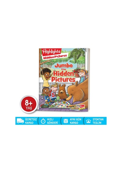 Focus_Gelişim Jumbo Kitap Hidden Pictures Dikkat Geliştirme Serisi