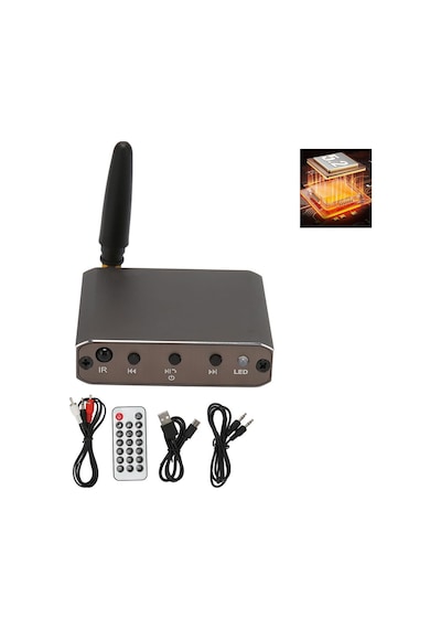 Çok Fonksiyonlu Bluetooth Ses Alıcısı Hıfı Kayıpsız Müzik Usb Aux Rca