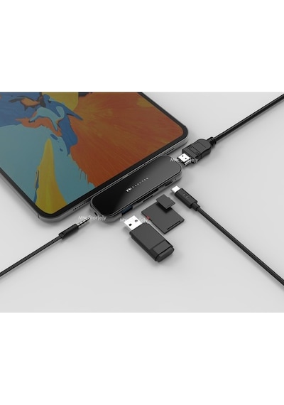 Type-C Hdmı Dönüştürücü Surface Apple Uyumlu iPad  Pro Feeltek Type-C-Siyah