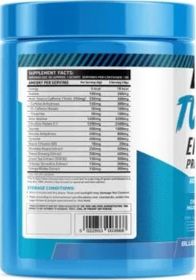 Everload Nutrition Turbo Energy Preworkout 400g - 100 Servis