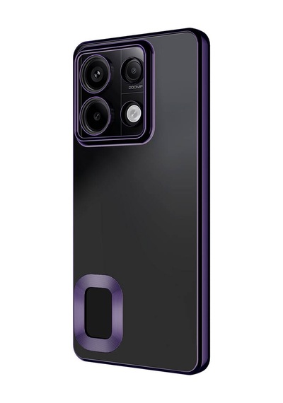 Ekılıf - Xiaomi Redmi Note 13 Pro 5g Uyumlu Kılıf Kamera Korumalı Logo Gösteren Omega Kapak - Gold