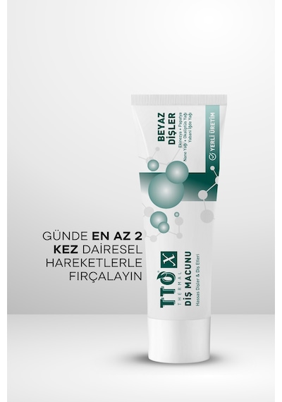 Tto X Hassas Dişler ve Diş Etleri Için Beyazlatıcı Diş Macunu 75Ml