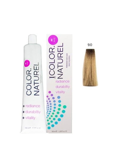 Color Naturel Kalıcı Saç Boyası 100 Ml 9.0 Sarı