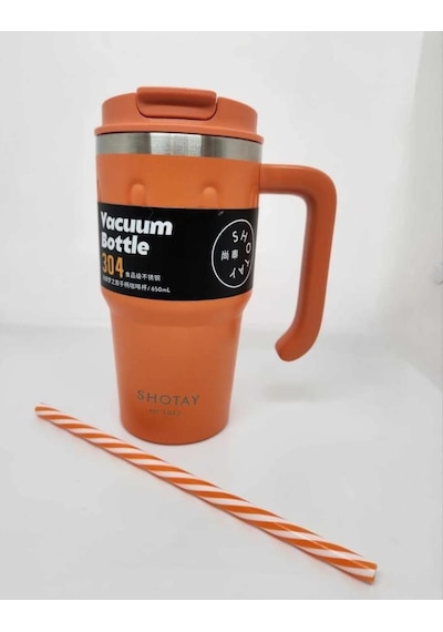 Shotay Termos Bardak Seyahat Ve Outdoor 650 ML Turuncu