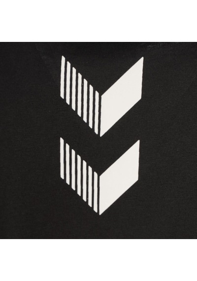 Hummel Armın Coton Basıc Logo T-shırt S/s Siyah Baskılı T-shırt