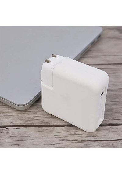Magsafe Şarj Aleti Silikon Kılıfı Mac Pro Magsafe 1-2 85w Usb-c 87w-96w-140w Uyumlu Beyaz