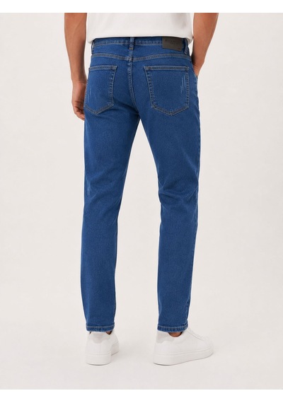 Classics Men Black Wood Erkek Slim Fit Jean Pantolon 7751 Mavi