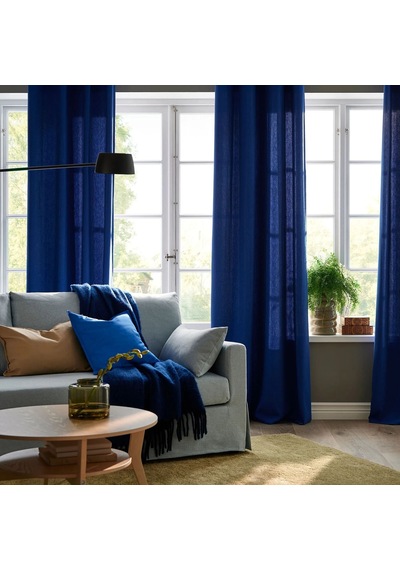 Ikea Gınstmott Fon Perde 145x300 Cm Lacivert