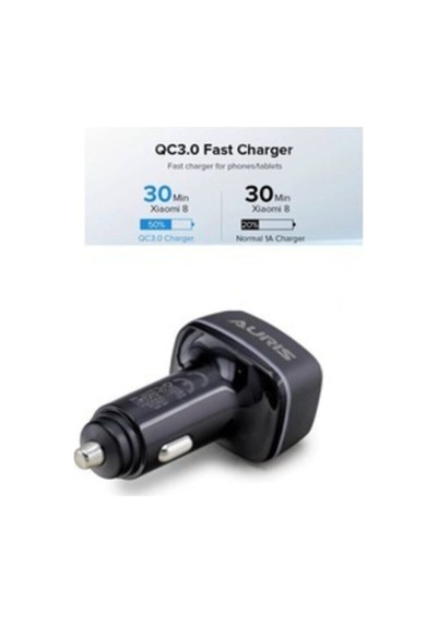 Araç Şarj Cihazı Oto Çakmaklık Şarj Aleti 3 Port Usb Hızlı Şarj 5.4 A 30w Qc