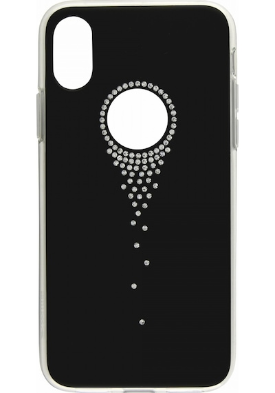 Comma Apple Uyumlu iPhone Xs Taşlı Seri Arka Koruma Kılıf