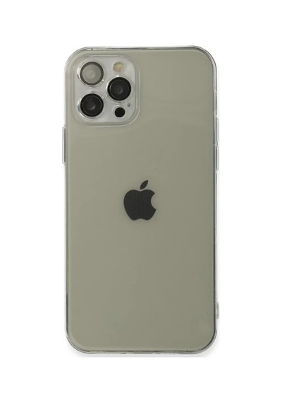 Newface Apple İphone 12 Pro Kılıf Fly Lens Silikon - Şeffaf