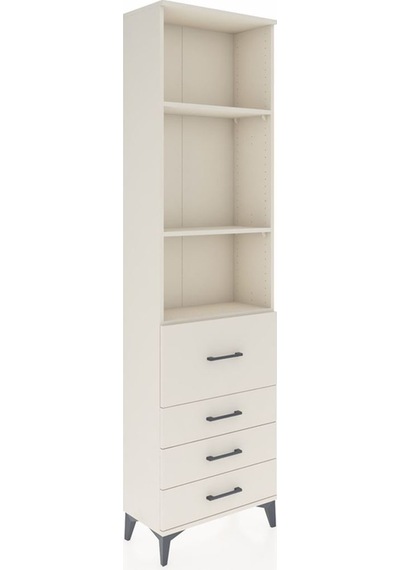 Arges Dolap 3 Raflı 4 Çekmeceli 60x30x221 Aytaşı-aytaşı Aytaşı