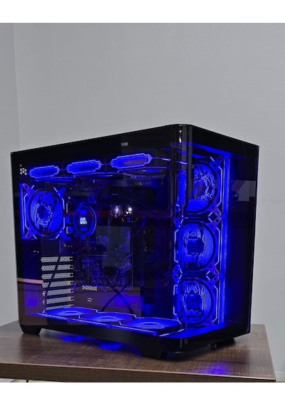 Anime Karakterli 7 Argb Fanlı 750w 80+ Powerlı Siyah Akvaryum Kasa