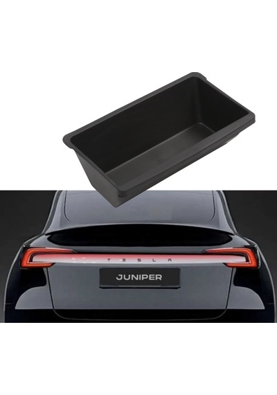 Tesla Juniper Ön Koltuk Altına Takılan Çekmeli Saklama Alanı Siyah