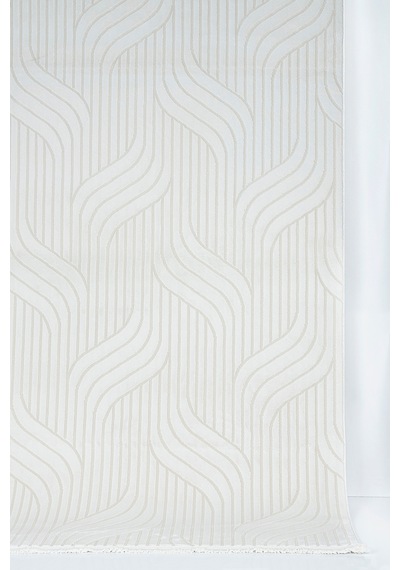 Badelya Home Krem Ekru 6990 Modern Doğal Taban Saçaklı Salon Koridor Mutfak Çocuk Oturma Odası Halı Yolluk 6990-krem