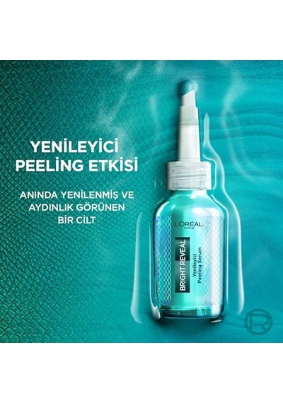L'oreal Paris Bright Reveal Koyu Lekelere Karşı Yenileyici Peeling Serum,%25 Aha, Bha, Pha İçerikli 25 Ml