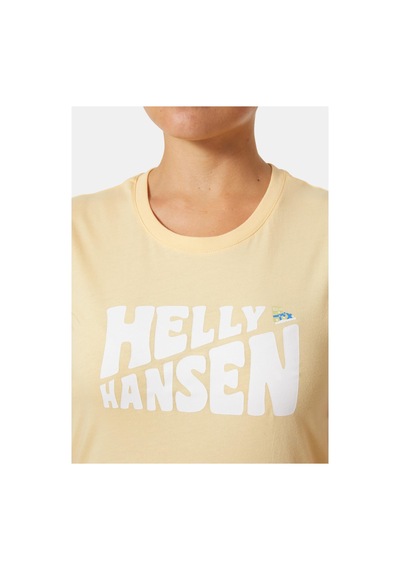 Helly Hansen W F2f Organıc Cotton Tee 2.0 T-shırt Sarı
