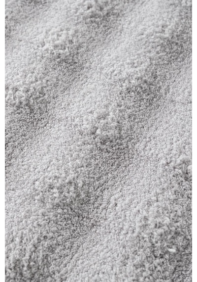 Bubble Grı Yıkanabilir Kaymaz Taban Bambu Yumuşak Dokulu Peluş Halı Mutfak Koridor Salon Halısı Gri