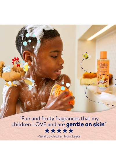 Childs Farm Şeftali ve Kayısı Özlü Çocuk Saç Ve Vücut Şampuanı 250 Ml