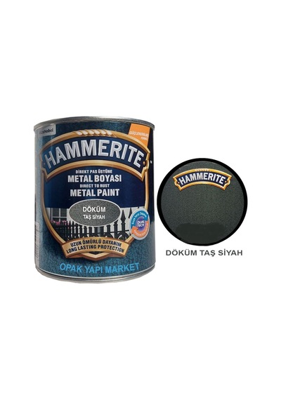 Hammerite Döküm Taş Siyah 0,75Lt (1 Kg)