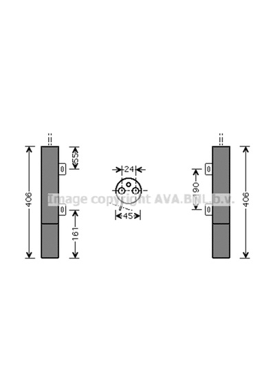 Ava Klima Kurutucu Mercedes W203 W211 C219 Sprinter W906 A2118350047 Msd090