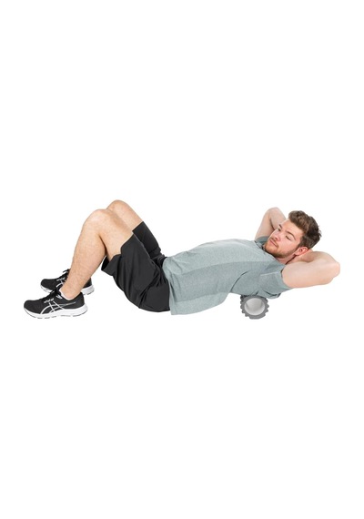 Delta Orta Sert Tırtıklı Foam Roller Gri Pgtg1060