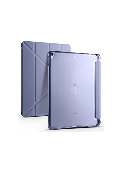 Apple Uyumlu iPad Pro 10.5 7.nesil Kılıf Zore Tri Folding Kalem Bölmeli Standlı Kılıf Kapaklı Kılıf
