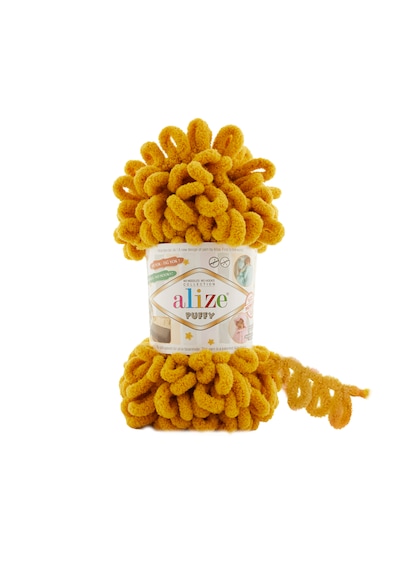 Alize 5 Adet Puffy El Örgü Ipliği 5'li Paket - 100 Gr. 9 Mt. Parmak Örgü Ipi - Şevval Tuhafiye 02