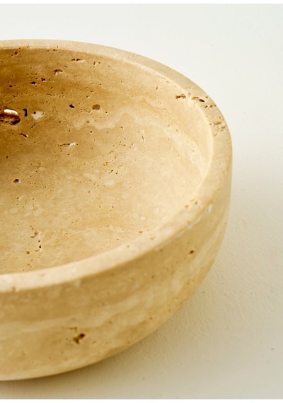 Bella Maison Ephesus Traverten Dekoratif Kase Naturel 20x7 Cm